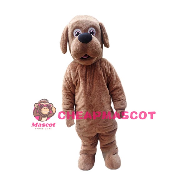 Lovely Golden Dog Mascot Costume