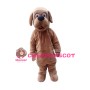 Lovely Golden Dog Mascot Costume