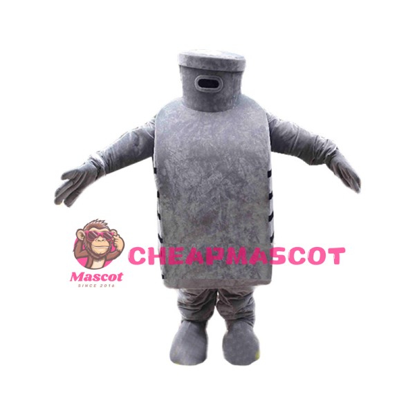 Deluxe Gray Graduated Bottle Mascot Costume 