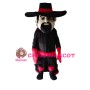 Black Cavalier Mascot Costume