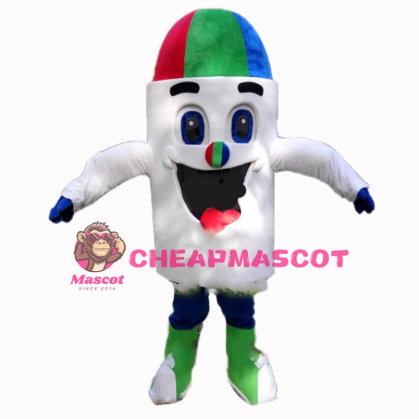 Funny Cartoon Colorful Pen Mascot Costume