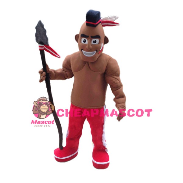 Native American Warrior Mascot Costume