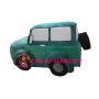 Deluxe Green Jeep Car Cartoon Mascot Costume 
