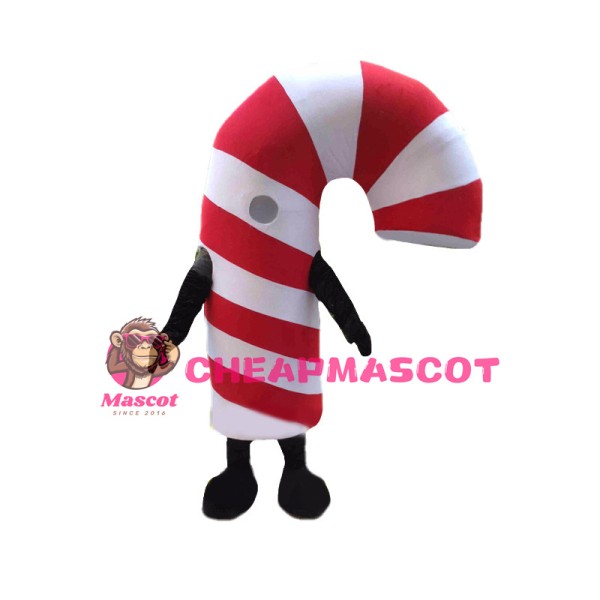 Deluxe Candy Cane Mascot Costume 