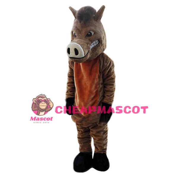 Fierce Wild Boar Mascot Costume 
