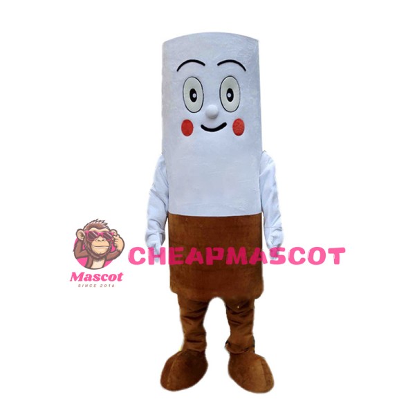 Adult Cartoon Cigarette Mascot Costume 