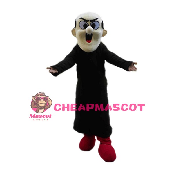Evil Wizard Gargamel Mascot Costume 