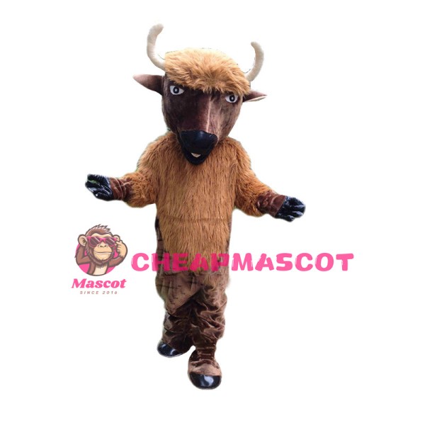 European Bison Bull Mascot Costume 