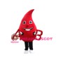 Cartoon Blood Drop Mascot Costume With A And B
