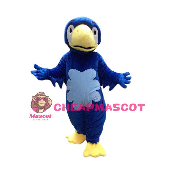 Lucky Blue Bird Mascot Costume 