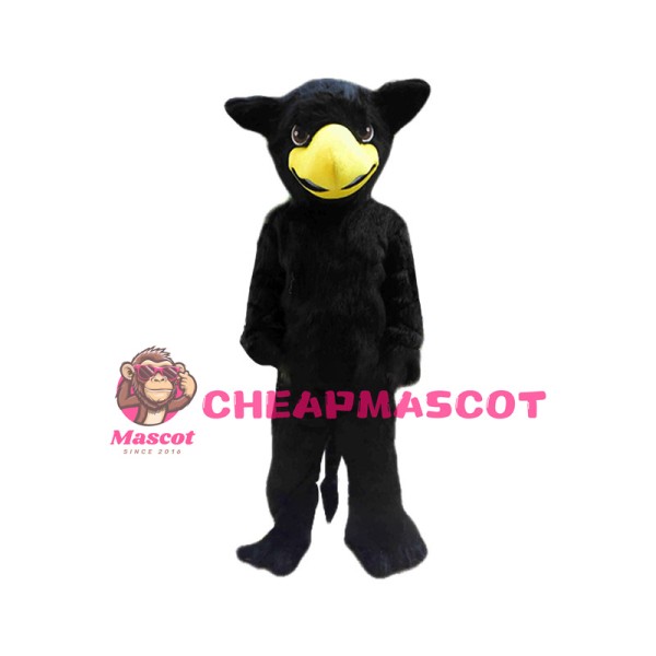 Mythical Hawk Monster Griffin Black Mascot Costume