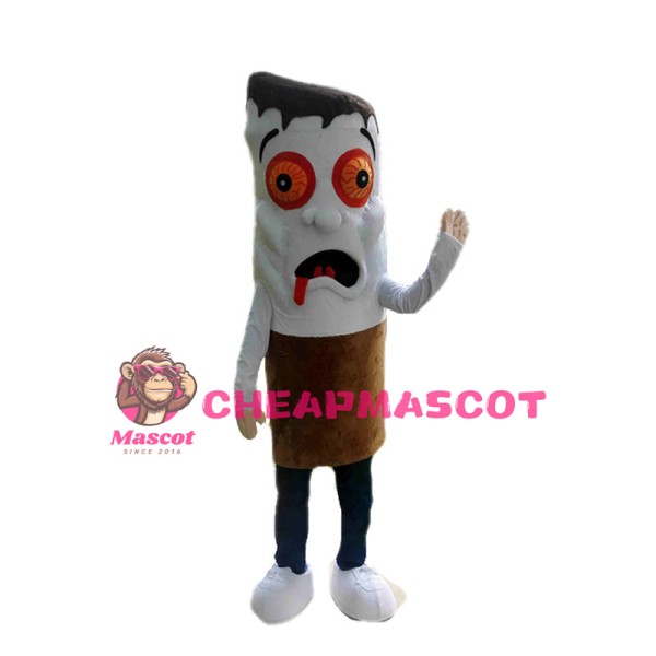 Sick Cartoon Cigarette Mascot Costume 