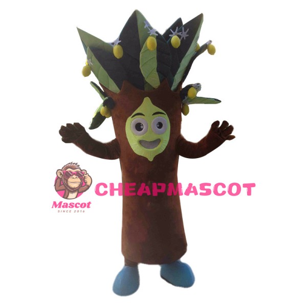 Adult Cartoon Lemon Tree Mascot Costume 