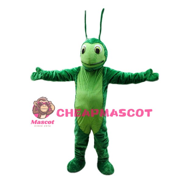 Green Grasshopper Animal Mascot Costume 