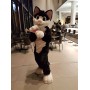 Lovely Black White Cat Mascot Costume