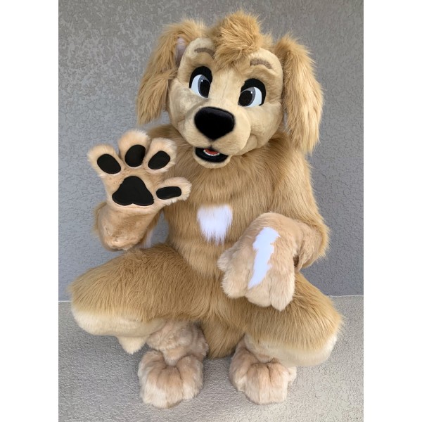 Lovely Brown Dog Mascot Costume