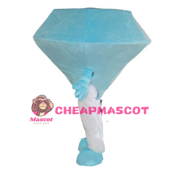 Blue Diamond Mascot Costume