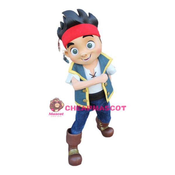 Jake Neverland Pirate Mascot Costume