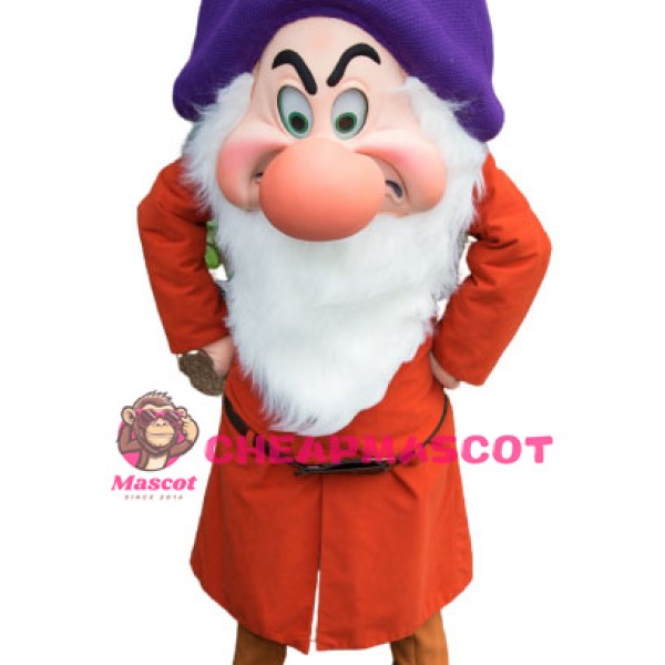 Grumpy Dwarf Mascot Costume