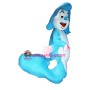 Blue Caterpillar Mascot Costume