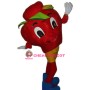 Happy Strawberry Mascot Costume