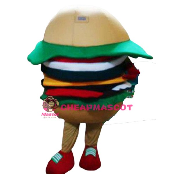 Hamburger Mascot Costume