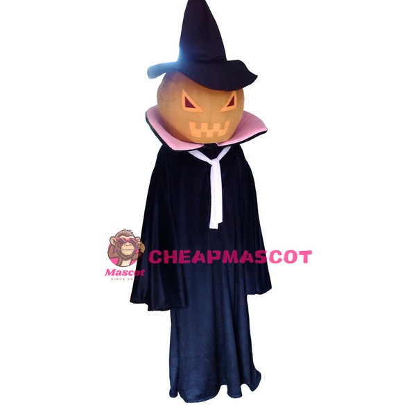 Halloween Pumpkin Ghost Spirit Mascot Costume