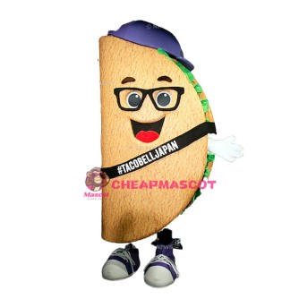 Happy Lightweight Taco Mascot Costume