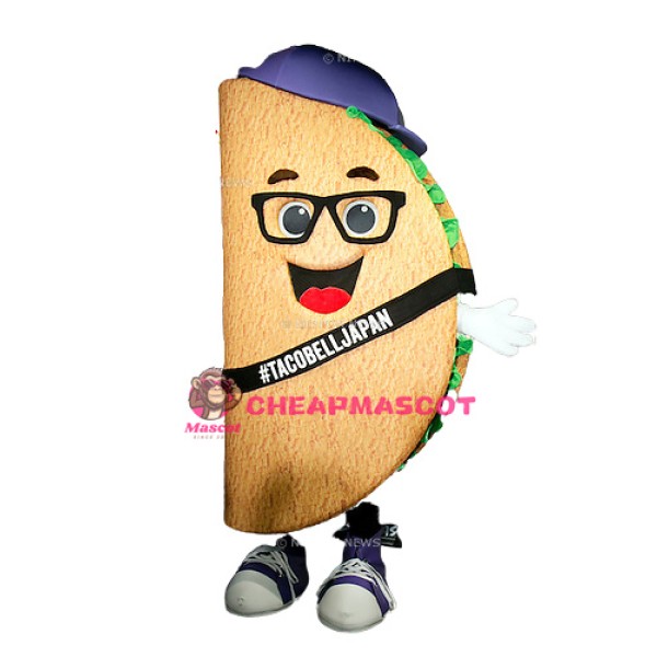 Happy Lightweight Taco Mascot Costume