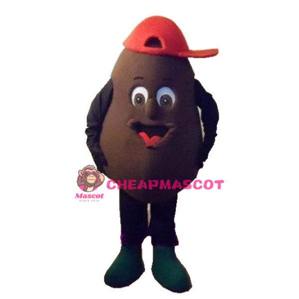 Coffee Bean Mascot Costume