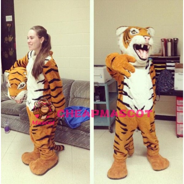 Realistic Tiger Mascot Costume