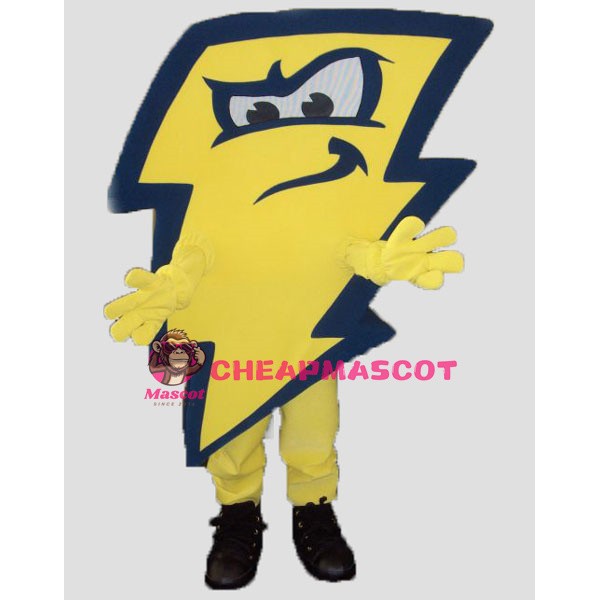 Lightning Mascot Costume