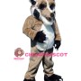 Adult Wolf Mascot Costume