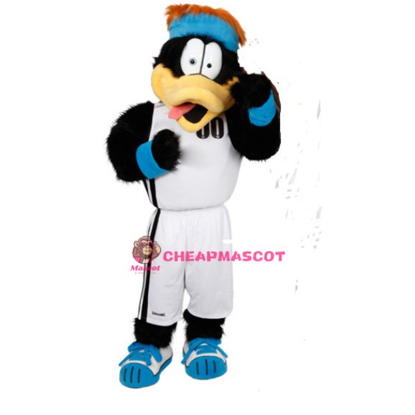 Sport Black Duck Mascot Costume