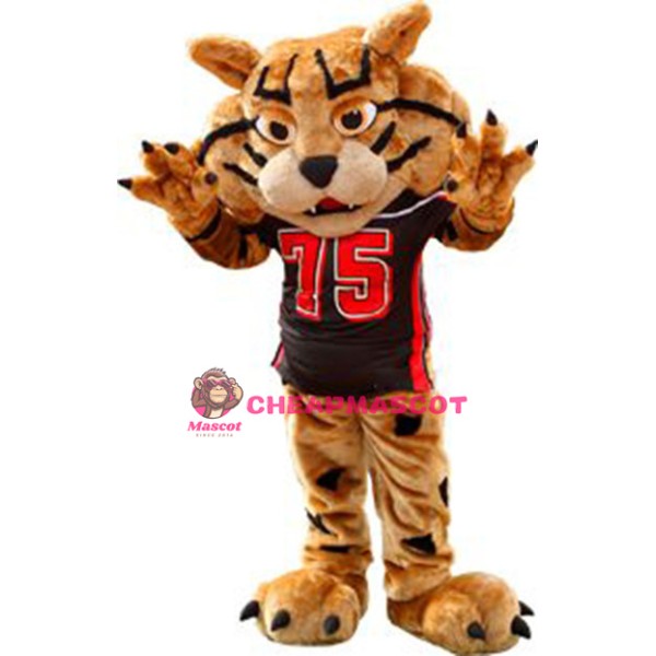 Friendly College Wildcat Mascot Costume