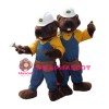 Worker Beaver Mascot Costume