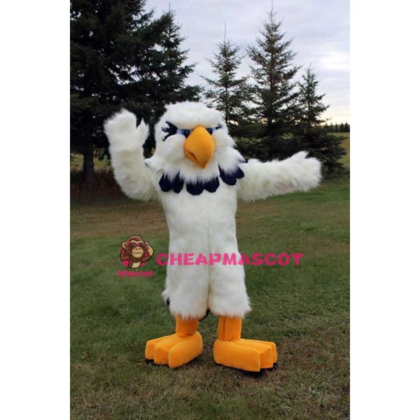 All White Eagle Mascot Costume