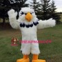 All White Eagle Mascot Costume