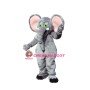 Pink Ear Elephant Mascot Costume
