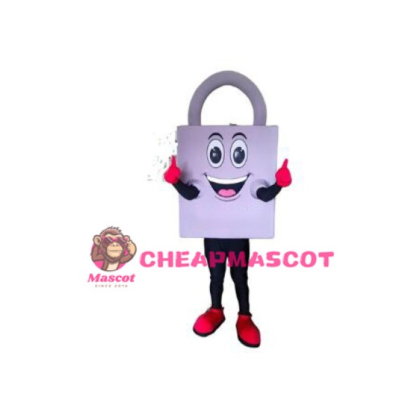 Padlock Mascot Costume