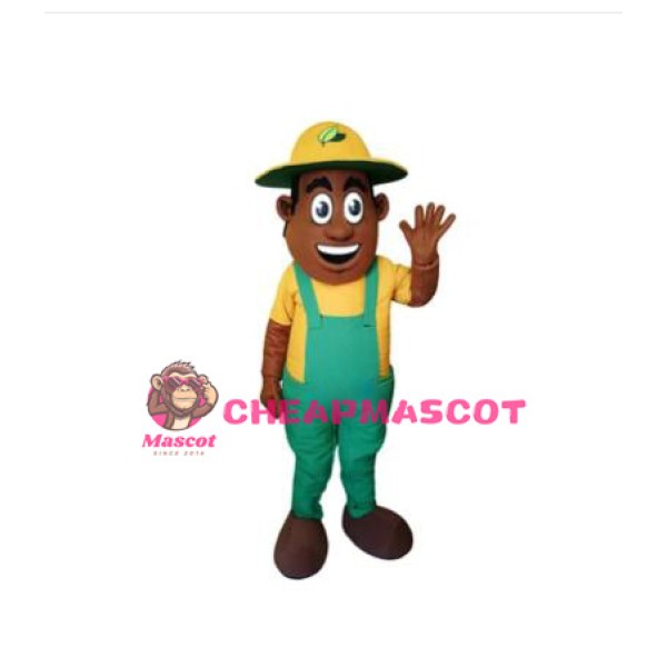 Happy Farmer Mascot Costume