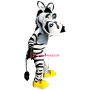 Big Eye Zebra Mascot Costume