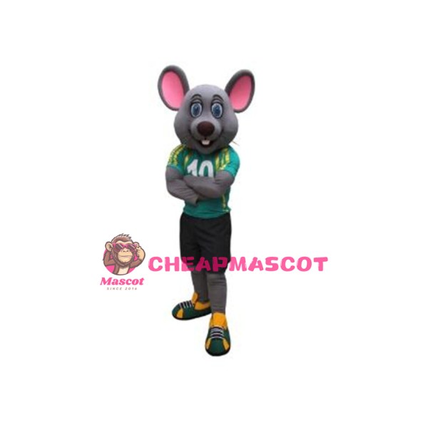 Sport College Mouse Mascot Costume