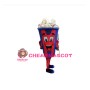 Happy Popcorn Mascot Costume