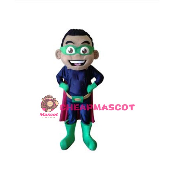 Super Boy Mascot Costume