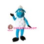 Blue Sheep Mascot Costume