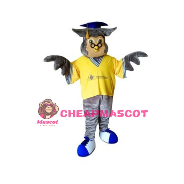 College Owl Mascot Costume