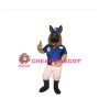 Professional Police Dog Mascot Costume
