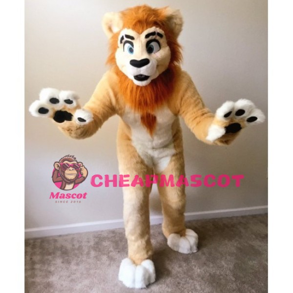 Friendly  Lightweight Lion Mascot Costume