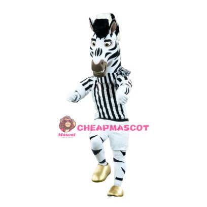 Sport Zebra Mascot Costume